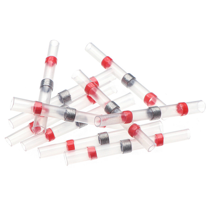 5/10/30/50 tk veekindel jootetihend hülss termokahaneva traadi pistikud elektrijuhtmete klemmid isoleeritud põkkliitmikud