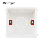 Minitiger podesiva kutija za ugradnju, unutarnja kazeta 86mm*83mm*50mm za tip 86 Touch Switch i USB utičnica za ožičenje Stražnja kutija