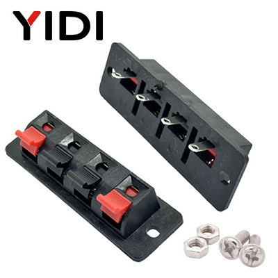 2kom 6kom 10kom 2 3 4 položaja Konektorski terminal Push In Jack Opruga za opterećenje 4 pola Audio zvučnički terminali Utikač Utičnica Stezaljka