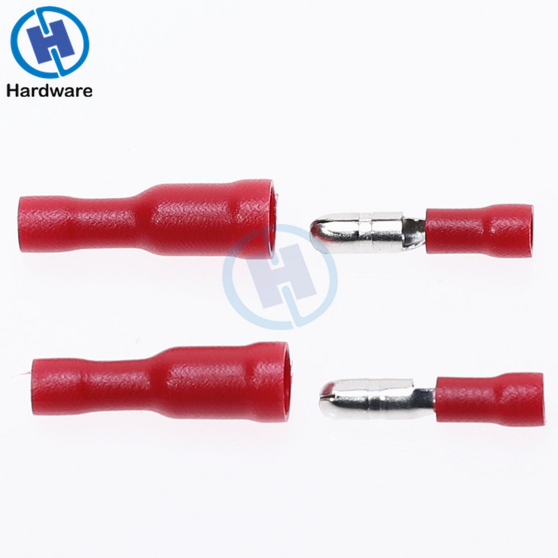 100 komada različitih ženskih muških konektora s metkom s izoliranim stezaljkama za žicu za 22~10AWG