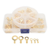 75/150 kom/set Okrugli blok stezaljki DJ431 O-tip ušica Stezaljke Hladno prešani konektor Bakreni jezičak Kombinacija nosa ožičenja