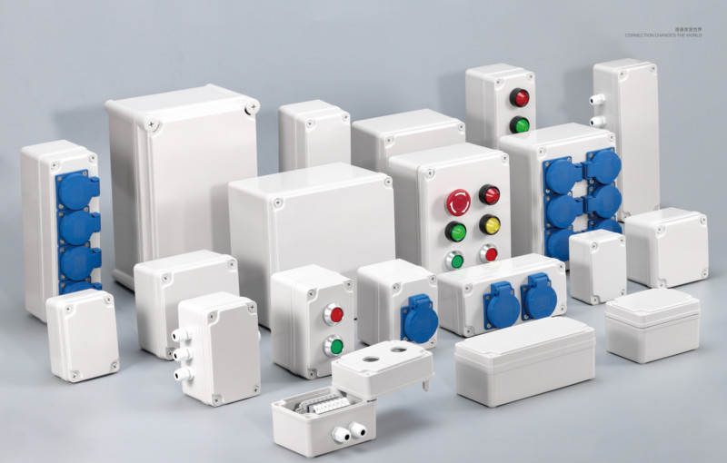 Bezmaksas piegāde rūpnīcas vairumtirdzniecība ABS ūdensnecaurlaidīga korpusa kārba IP65 plastmasas sadales kārba āra elektroniska polikarbonāta korpuss