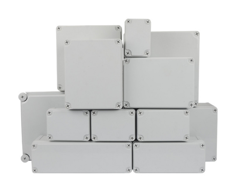 Bezmaksas piegāde rūpnīcas vairumtirdzniecība ABS ūdensnecaurlaidīga korpusa kārba IP65 plastmasas sadales kārba āra elektroniska polikarbonāta korpuss