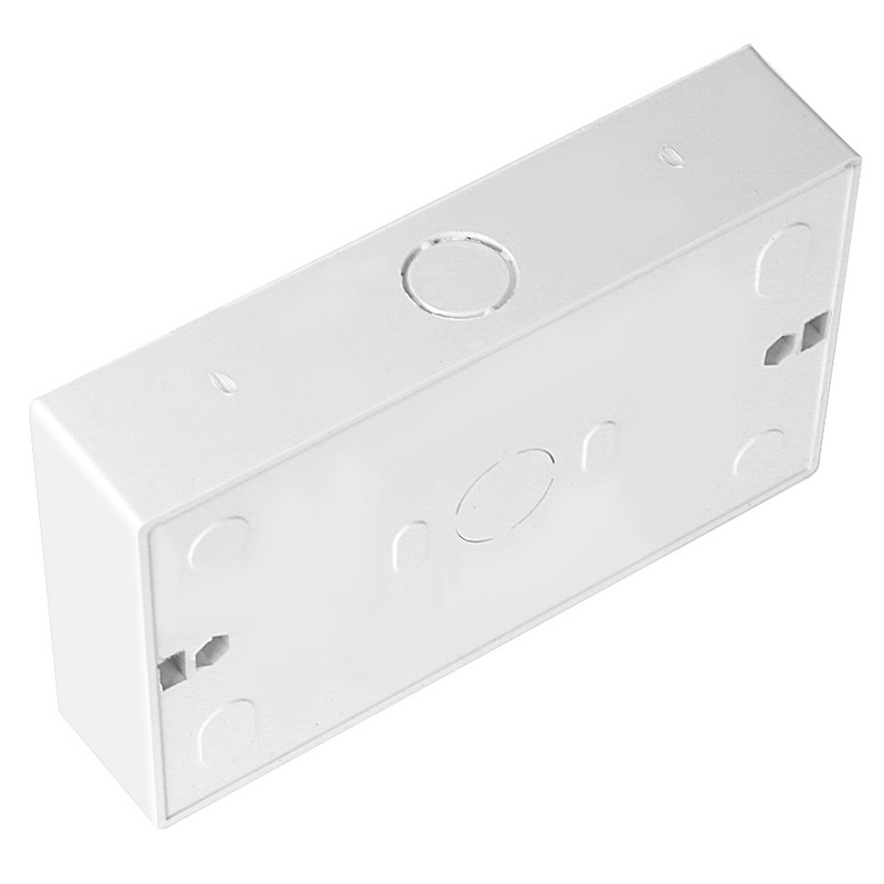 Ārējā montāžas slēdža kārba 146 mm * 86 mm * 32 mm 146 * 86 mm standarta slēdzim un kontaktligzdai, piemērota jebkurai sienas virsmas pozīcijai