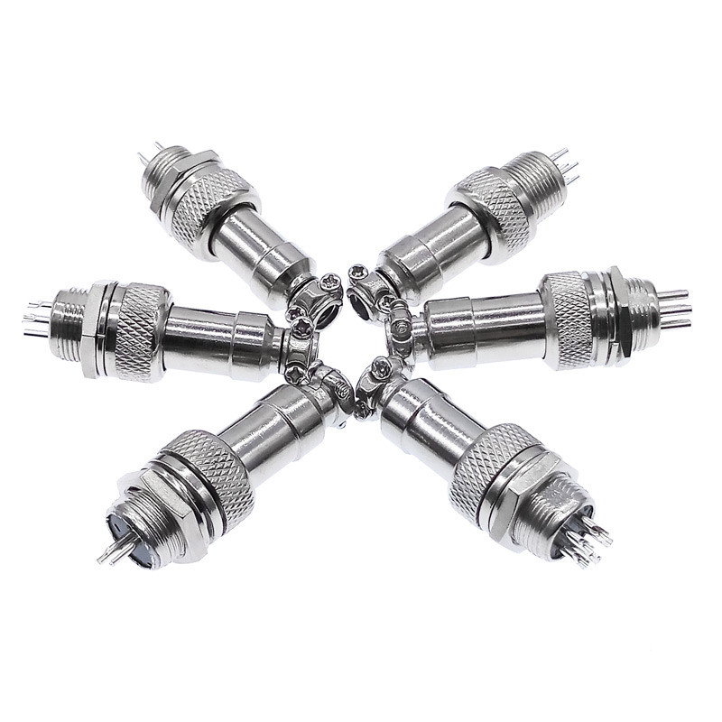 GX12 panel kružni zrakoplovni konektor utičnica 2pin 3pin 4pin 5pin 6pin 7pin 5A 125v M12 konektori