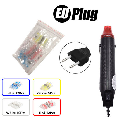 50/800 KOM Vodootporni termoskupljajući stezaljke za lemljenje za spajanje električnih žica kabela Komplet terminala s pištoljem za vrući zrak