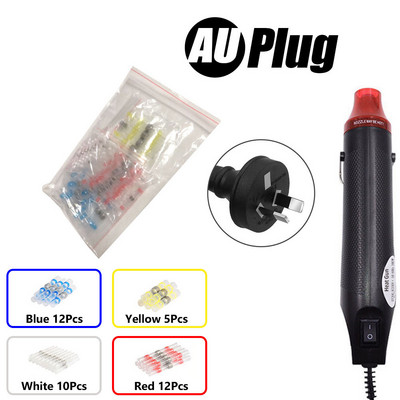 50/800 KOM Vodootporni termoskupljajući stezaljke za lemljenje za spajanje električnih žica kabela Komplet terminala s pištoljem za vrući zrak