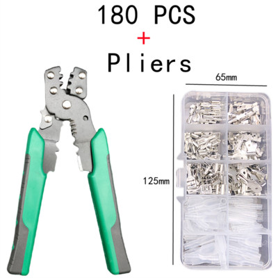 100-1000 KOM, terminal za stezanje, hladno prešano, u obliku slova U, u obliku slova O, konektor za žicu, utičnica od mesinga, terminal za spajanje, kliješta za stezanje terminala