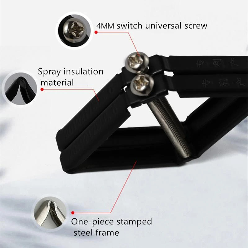 Vijak za popravak tamne kutije od 86 mm Zamjena stare kutije za utičnice Fiksna zidna kutija za popravak Potporna šipka Pribor za električare Dropship