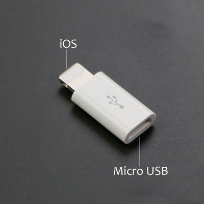 YUXI Srebrni 1 KOM Micro USB adapter za pretvarač za iPhone X 8 7 6 Plus tip C/IOS za mikro USB adapter za Samsung S8 Xiaomi