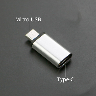 YUXI Srebrni 1 KOM Micro USB adapter za pretvarač za iPhone X 8 7 6 Plus tip C/IOS za mikro USB adapter za Samsung S8 Xiaomi
