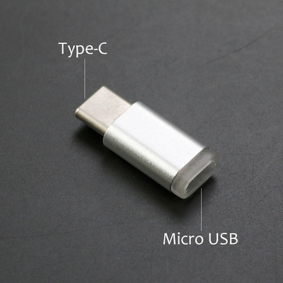 YUXI Srebrni 1 KOM Micro USB adapter za pretvarač za iPhone X 8 7 6 Plus tip C/IOS za mikro USB adapter za Samsung S8 Xiaomi