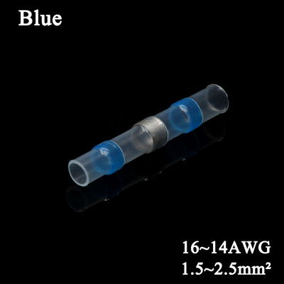 10/20/30//50/100 gab. Lodēšanas blīvējuma vadu savienotāji 3:1 ar siltuma saraušanās izolāciju elektrisko vadu spaiļu sadursmes savienojums, ūdensnecaurlaidīgs