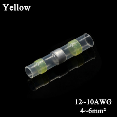 10/20/30//50/100 gab. Lodēšanas blīvējuma vadu savienotāji 3:1 ar siltuma saraušanās izolāciju elektrisko vadu spaiļu sadursmes savienojums, ūdensnecaurlaidīgs