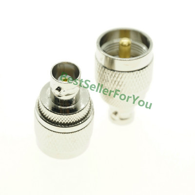 1 gab. UHF SO-239 PL-259 TO BNC N SMA UHF SO239 PL259 vīriešu sieviešu RF savienotāja adaptera testa pārveidotājs