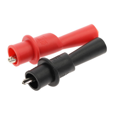 2Pcs 10A 20A 30A 50A 100A Crocodile Car Caravan Van Battery Test Lead Clips Izolirana aligatorska stezaljka Visokokvalitetna crvena + crna