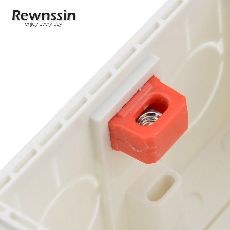 Rewnssin zidna kutija za ugradnju Utičnica Skrivena stražnja kutija Prekidač Unutarnja spojna kaseta Električni dodaci Tamna kutija