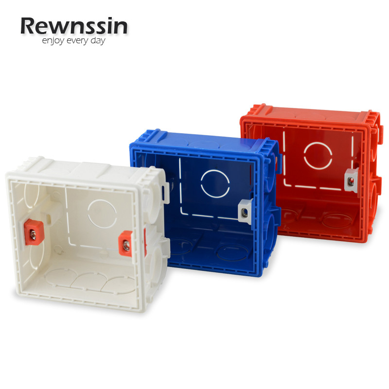 Rewnssin zidna kutija za ugradnju Utičnica Skrivena stražnja kutija Prekidač Unutarnja spojna kaseta Električni dodaci Tamna kutija