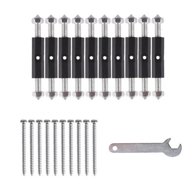 10 kompleta Zidni prekidač Utičnica Kazeta Popravak Prekidač Kazeta Vijak Potporna šipka za utičnicu Popravak kazete Električni Novo