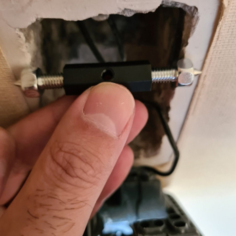 10 kompleta Zidni prekidač Utičnica Kazeta Popravak Prekidač Kazeta Vijak Potporna šipka za utičnicu Popravak kazete Električni Novo