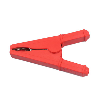 2Pcs 50A Crvena + crna 75 mm izolirani krokodil krokodil auto karavan van baterija ispitne kopče najbolja promocija aligator kopče