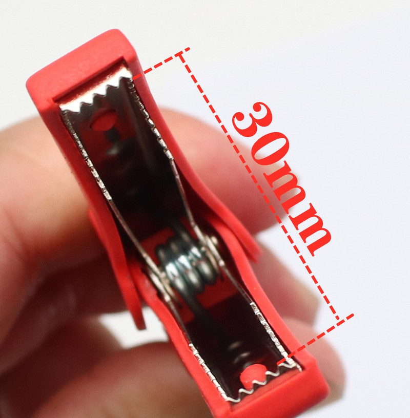 2Pcs 50A Crvena + crna 75 mm izolirani krokodil krokodil auto karavan van baterija ispitne kopče najbolja promocija aligator kopče