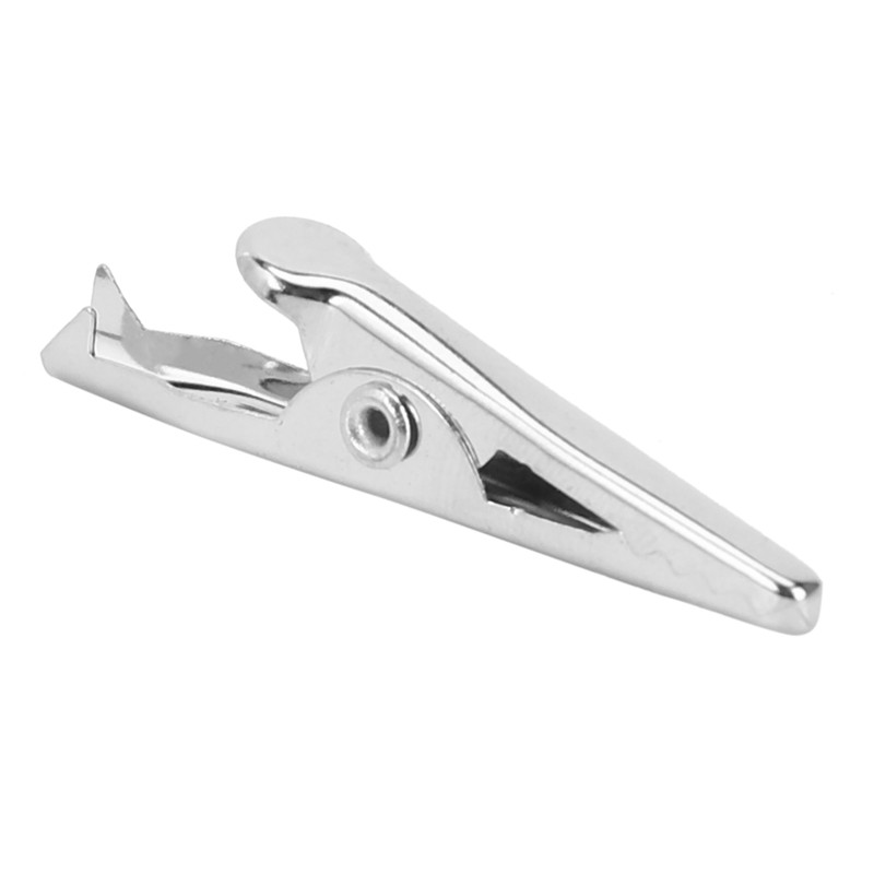 50 komada srebrne metalne aligatorske stezaljke u obliku krokodila