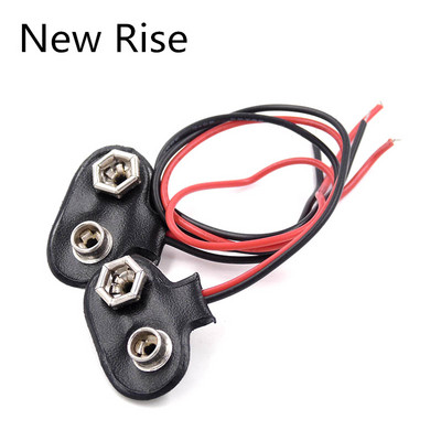 10kom 10cm 15cm Crni Crveni Kabelski priključak 9V Baterija Spojnice Konektor Kopča