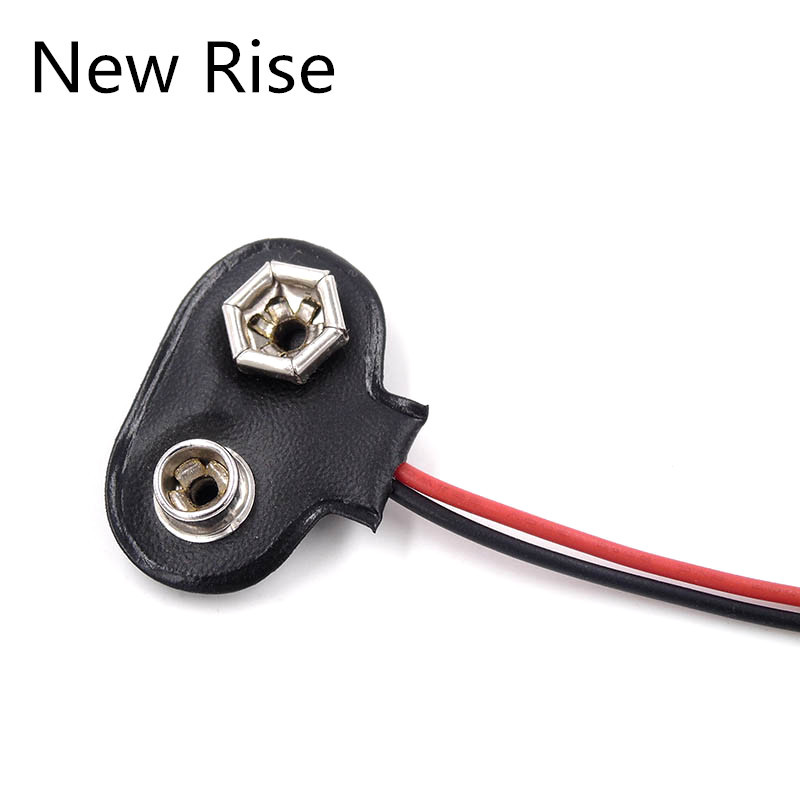 10kom 10cm 15cm Crni Crveni Kabelski priključak 9V Baterija Spojnice Konektor Kopča