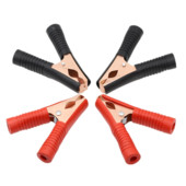 100A krokodilska stezaljka za automobilski akumulator crveno crna 90 x 75 x 18 mm dodaci za punjenje iskra