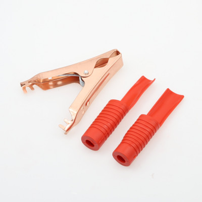 100A krokodilska stezaljka za automobilski akumulator crveno crna 90 x 75 x 18 mm dodaci za punjenje iskra