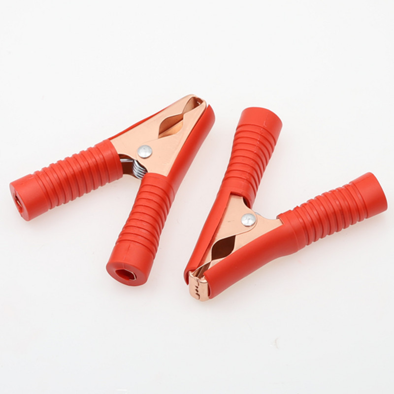 100A krokodilska stezaljka za automobilski akumulator crveno crna 90 x 75 x 18 mm dodaci za punjenje iskra