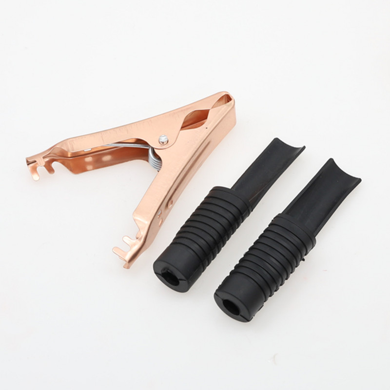 100A krokodilska stezaljka za automobilski akumulator crveno crna 90 x 75 x 18 mm dodaci za punjenje iskra