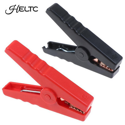 2 τεμ. 100A Crocodile Alligator Clips Car Battery Insulated Clip Clamp Connector για ηλεκτρικούς φορτιστές μπαταριών