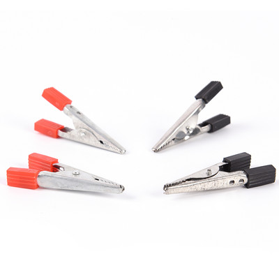 2kom 100A krokodil aligator stezaljke za automobilsku bateriju izolirane stezaljkom za električne punjače baterija