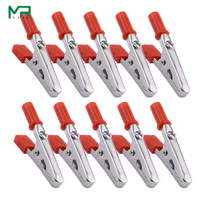 Izolirana krokodilska stezaljka Plastična ručka Kabel Testna stezaljka za punjenje Metalna krokodilska stezaljka Dužina 50 mm