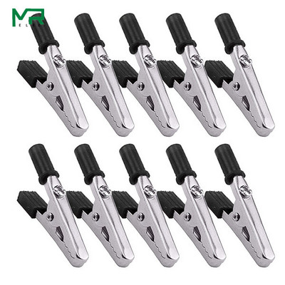 Izolirana krokodilska stezaljka Plastična ručka Kabel Testna stezaljka za punjenje Metalna krokodilska stezaljka Dužina 50 mm