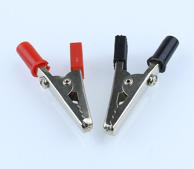 Izolirana krokodilska stezaljka Plastična ručka Kabel Testna stezaljka za punjenje Metalna krokodilska stezaljka Dužina 50 mm