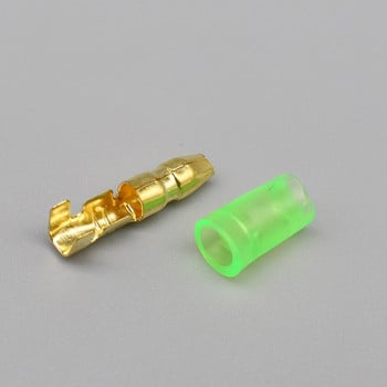 3,5 Bullet Terminal Car Electrical Wire Connector Diameter 3,5mm Pin 50Sets=50Pcs Αρσενικό θηλυκό τερματικό με μανίκι