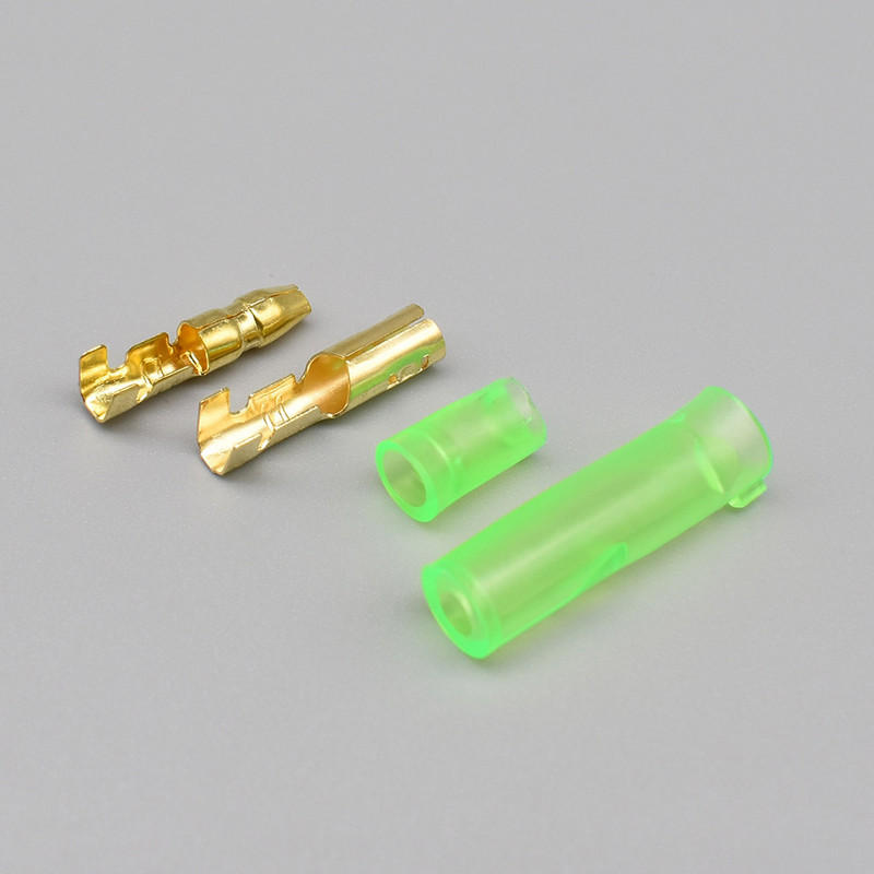 3.5 Bullet Terminal Konektor za automobilsku električnu žicu, promjer 3.5 mm Pin, 50 kompleta=50 kom, muški, ženski terminal s rukavom