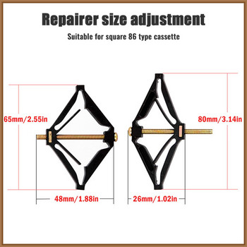 10PCS Cassette Repairer Dark Box 86mm Repair Screw Plug Switch Old Socket Boxes Αντικατάσταση Σταθερή ράβδος στήριξης κουτιού επισκευής τοίχου