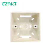 ezAIoT 86X86 sienas kaste PVC montāžas kārba Standarta savienojuma kasešu sienas rozetes un slēdži Atlicinātāja kaste