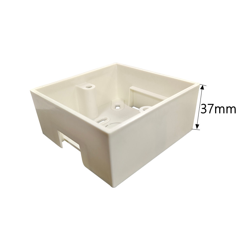 ezAIoT 86X86 sienas kaste PVC montāžas kārba Standarta savienojuma kasešu sienas rozetes un slēdži Atlicinātāja kaste