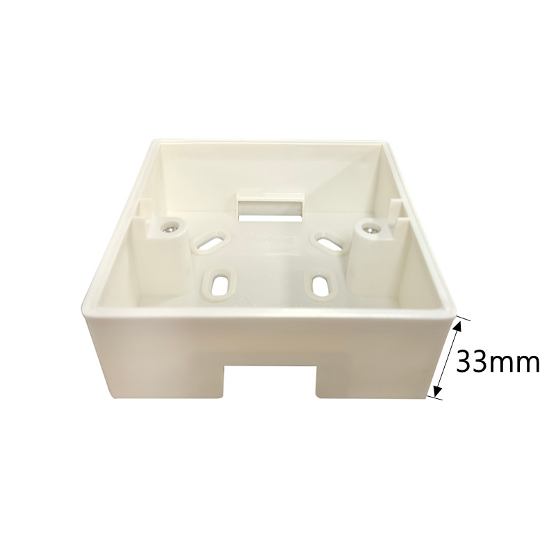 ezAIoT 86X86 sienas kaste PVC montāžas kārba Standarta savienojuma kasešu sienas rozetes un slēdži Atlicinātāja kaste