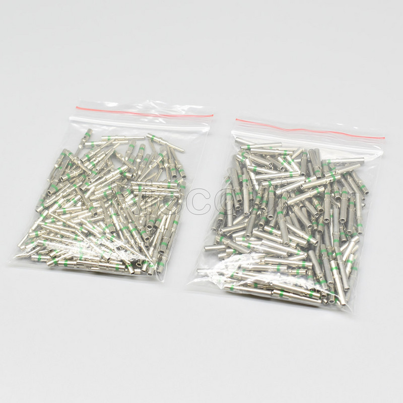 30 komada 0462-201-16141 0460-2020-1641 DT serija Pin kontakt od nehrđajućeg čelika 16-20AWG Crimp čvrsti terminal ženski sa zelenim prstenom