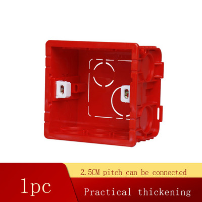 Univerzalna razvodna kutija Kazetna podesiva unutarnja kutija za sklopku i utičnicu tipa 86 bijela crvena plava razvodna kutija