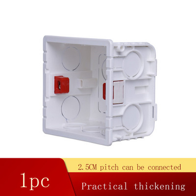 Univerzalna razvodna kutija Kazetna podesiva unutarnja kutija za sklopku i utičnicu tipa 86 bijela crvena plava razvodna kutija