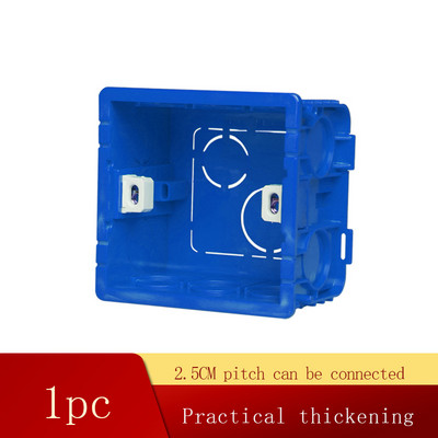 Univerzalna razvodna kutija Kazetna podesiva unutarnja kutija za sklopku i utičnicu tipa 86 bijela crvena plava razvodna kutija