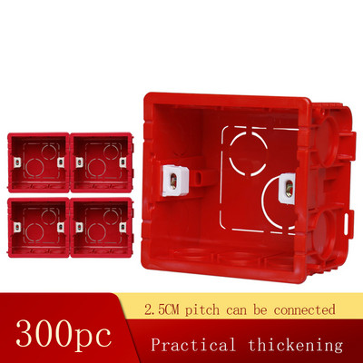 Univerzalna razvodna kutija Kazetna podesiva unutarnja kutija za sklopku i utičnicu tipa 86 bijela crvena plava razvodna kutija