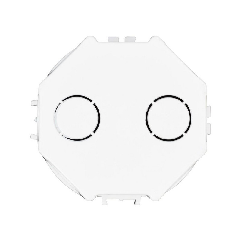 VISWE EU standarts, sienas apaļa montāžas kārba, iekšējā kasete, elektroinstalācijas kārba, baltā aizmugurējā kārba EU slēdzim un kontaktligzdai